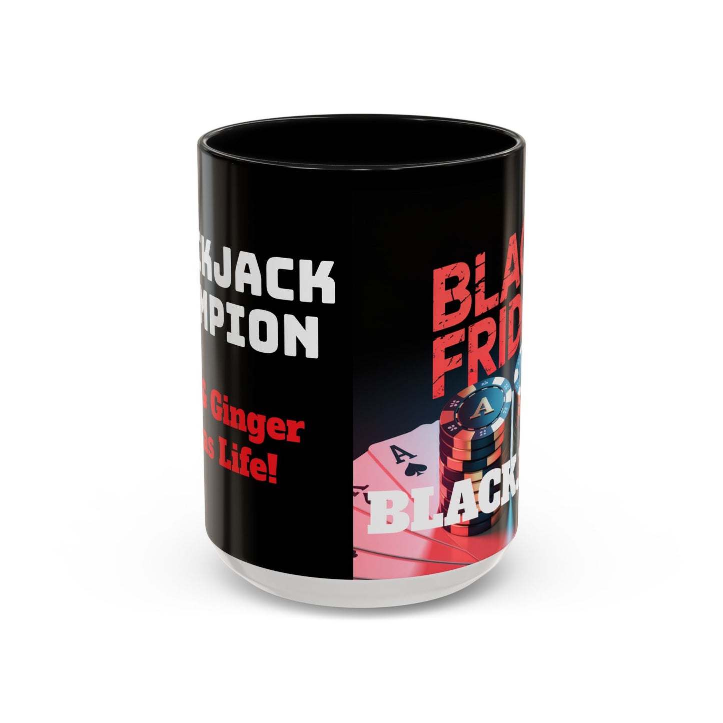 Black Friday Blackjack Coffee Mug, Perfect Gift for Gamblers, Poker Enthusiasts, Casino Lovers, Unique Home Decor, Fun Kitchenware