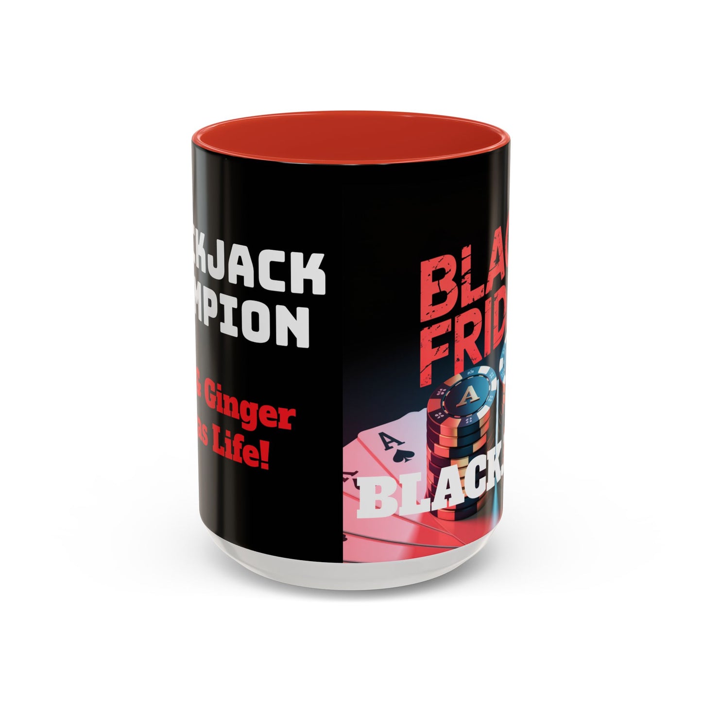 Black Friday Blackjack Coffee Mug, Perfect Gift for Gamblers, Poker Enthusiasts, Casino Lovers, Unique Home Decor, Fun Kitchenware