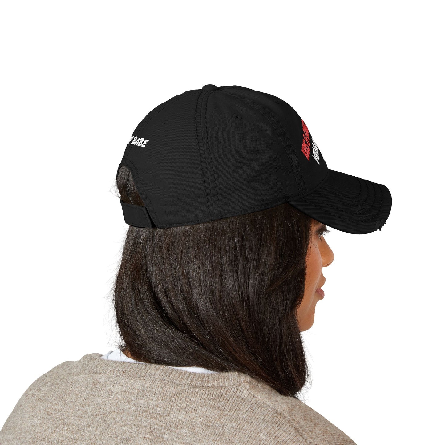Vegas Life Distressed Dad Hat — Embroidered "Kris & Ginger" Cap