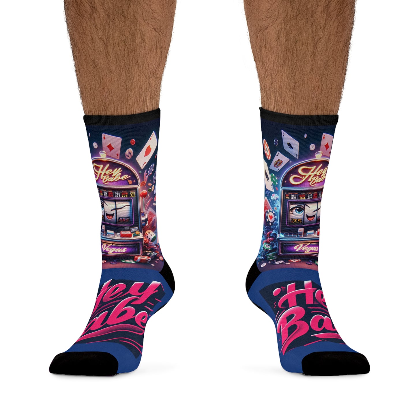 Vibrant Casino-Inspired Recycled Poly Socks | Fun Gift for Gamers | Eco-Friendly Fashion Accessory | Unique Sock Design for Any [...]