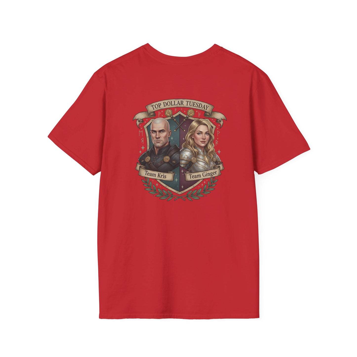 Top Dollar Tuesday RPG T-Shirt — Team Akiro & Team Gorgug Fantasy Character Tee