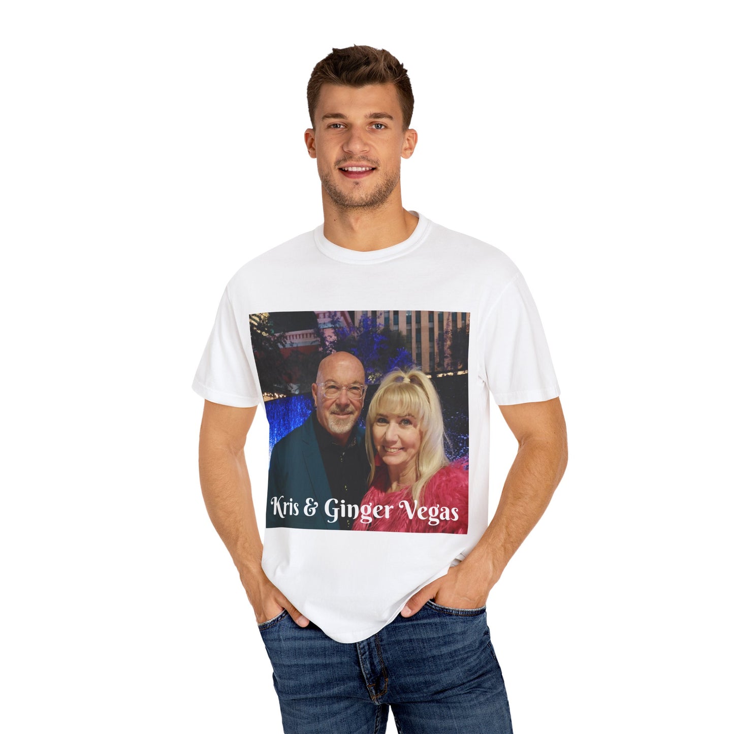 Vibrant Unisex T-Shirt - "Kris & Ginger Vegas" Retro Design