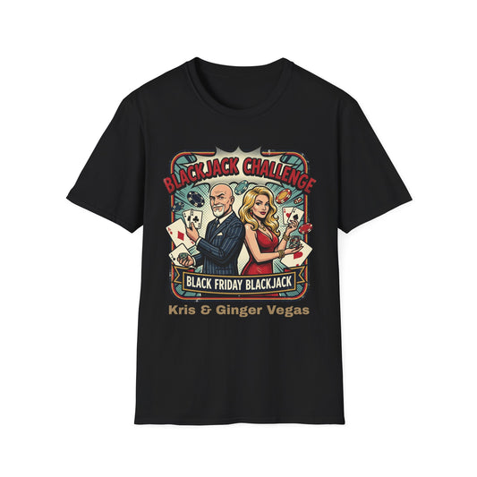 T-Shirt Black Friday Blackjack Challenge  — "Kris & Ginger"