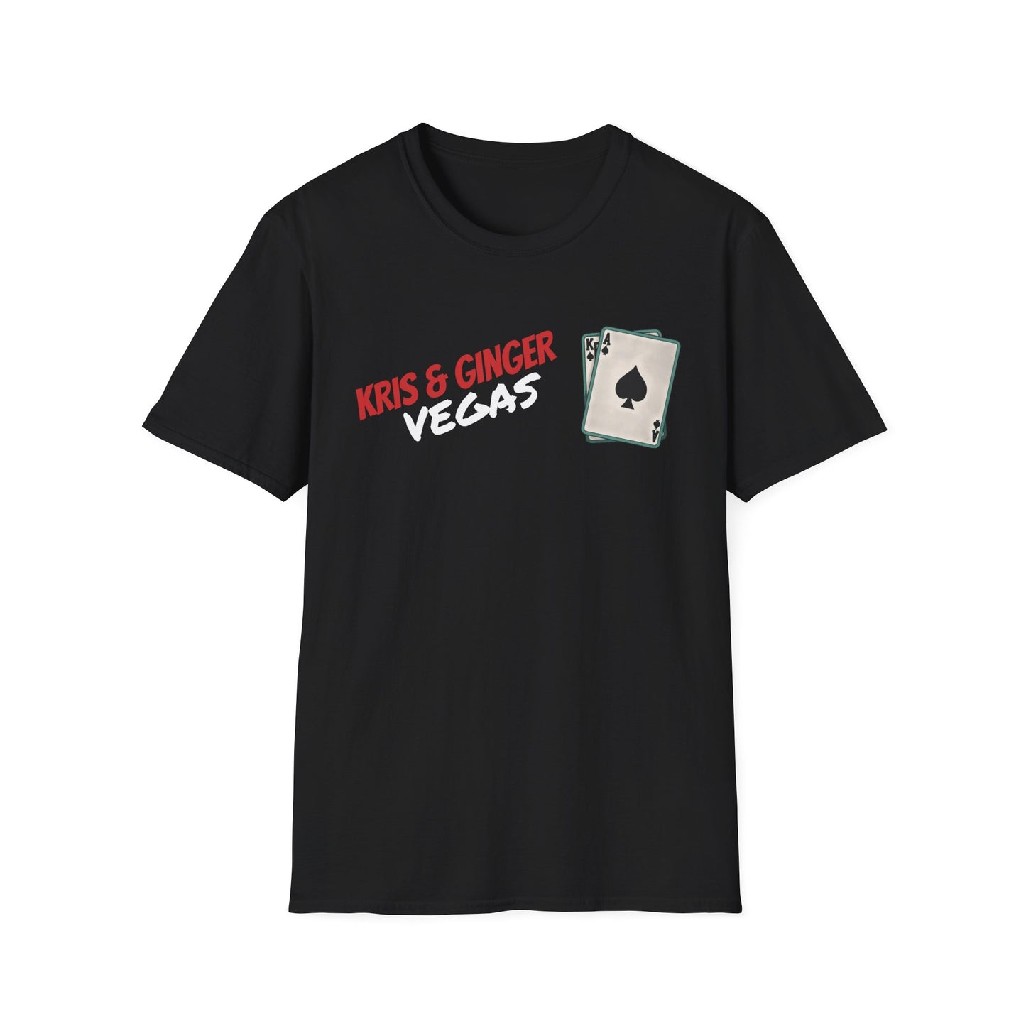 Tshirt Card Night— Kris & Ginger Playing Cards Casino Design