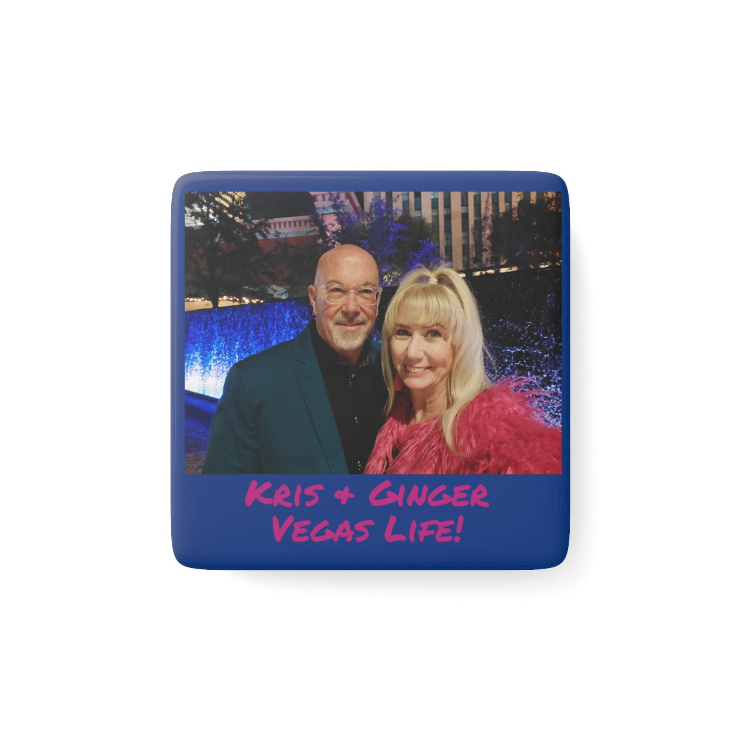 Whimsical Porcelain Magnet - Kris & Ginger Vega Design