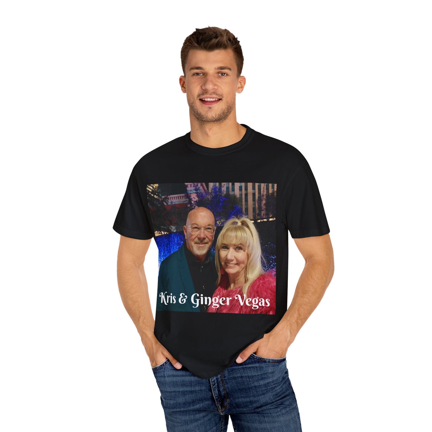 Vibrant Unisex T-Shirt - "Kris & Ginger Vegas" Retro Design