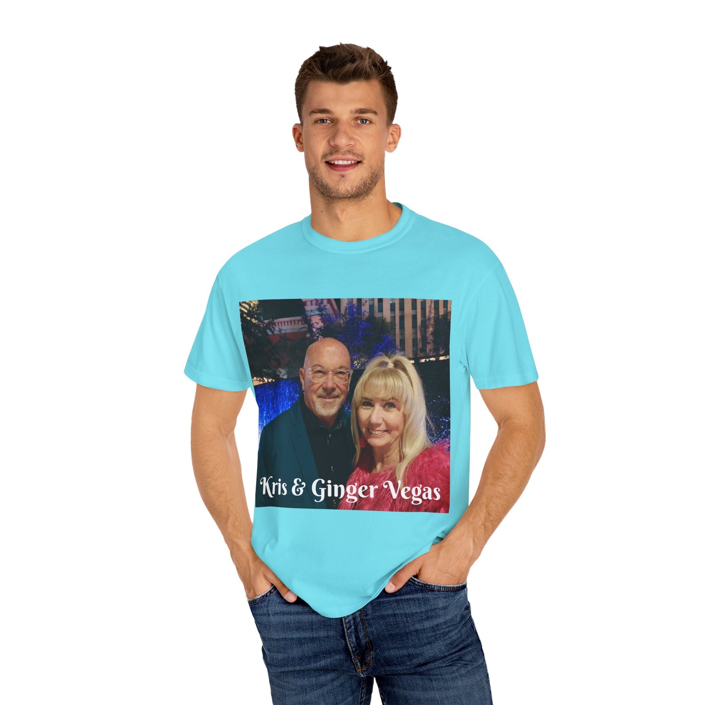 Vibrant Unisex T-Shirt - "Kris & Ginger Vegas" Retro Design